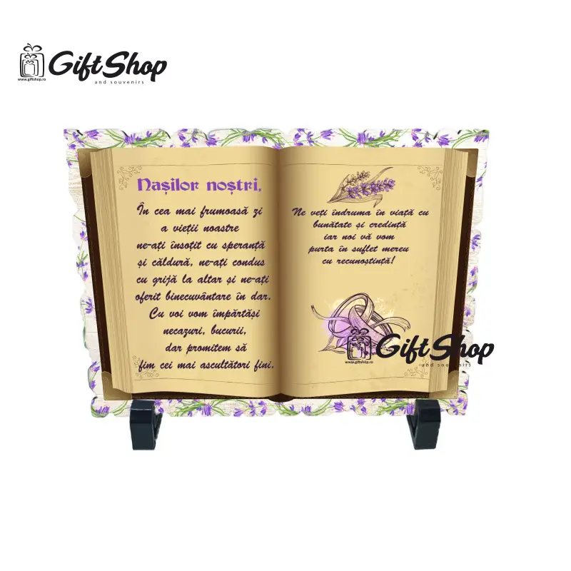Nasilor nostri, placheta cu mesaj